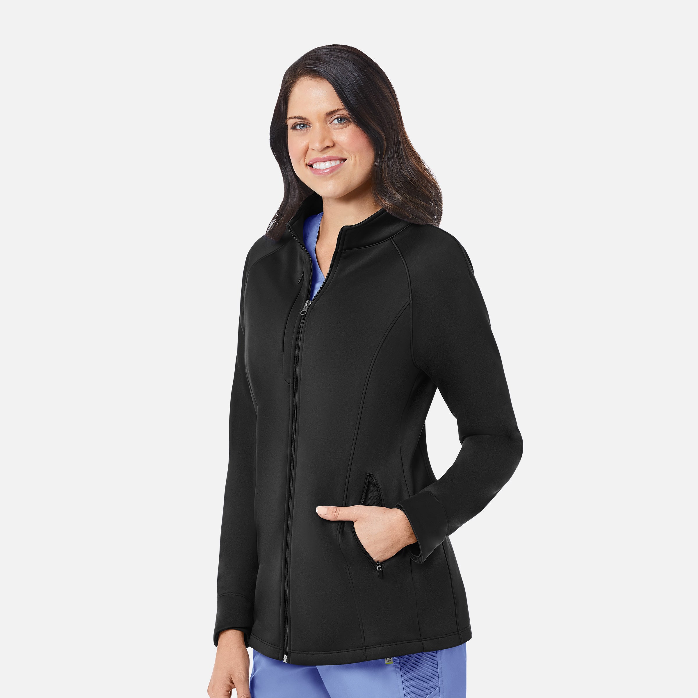 Chaqueta polar de calentamiento para mujer