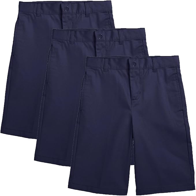 BFFP Galaxy Boys Flat Front Twill School Uniform Shorts