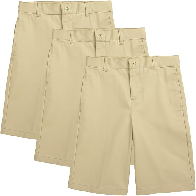 BFFP Galaxy Boys Flat Front Twill School Uniform Shorts