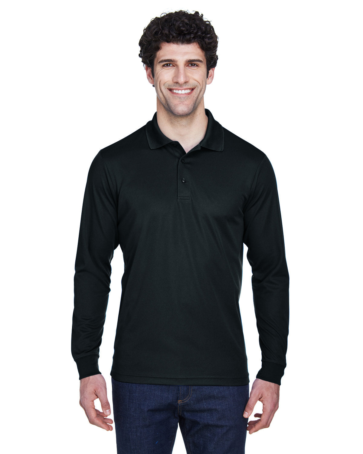 CORE365 Men's Pinnacle Performance Long-Sleeve Piqué Polo 88192 Plus S