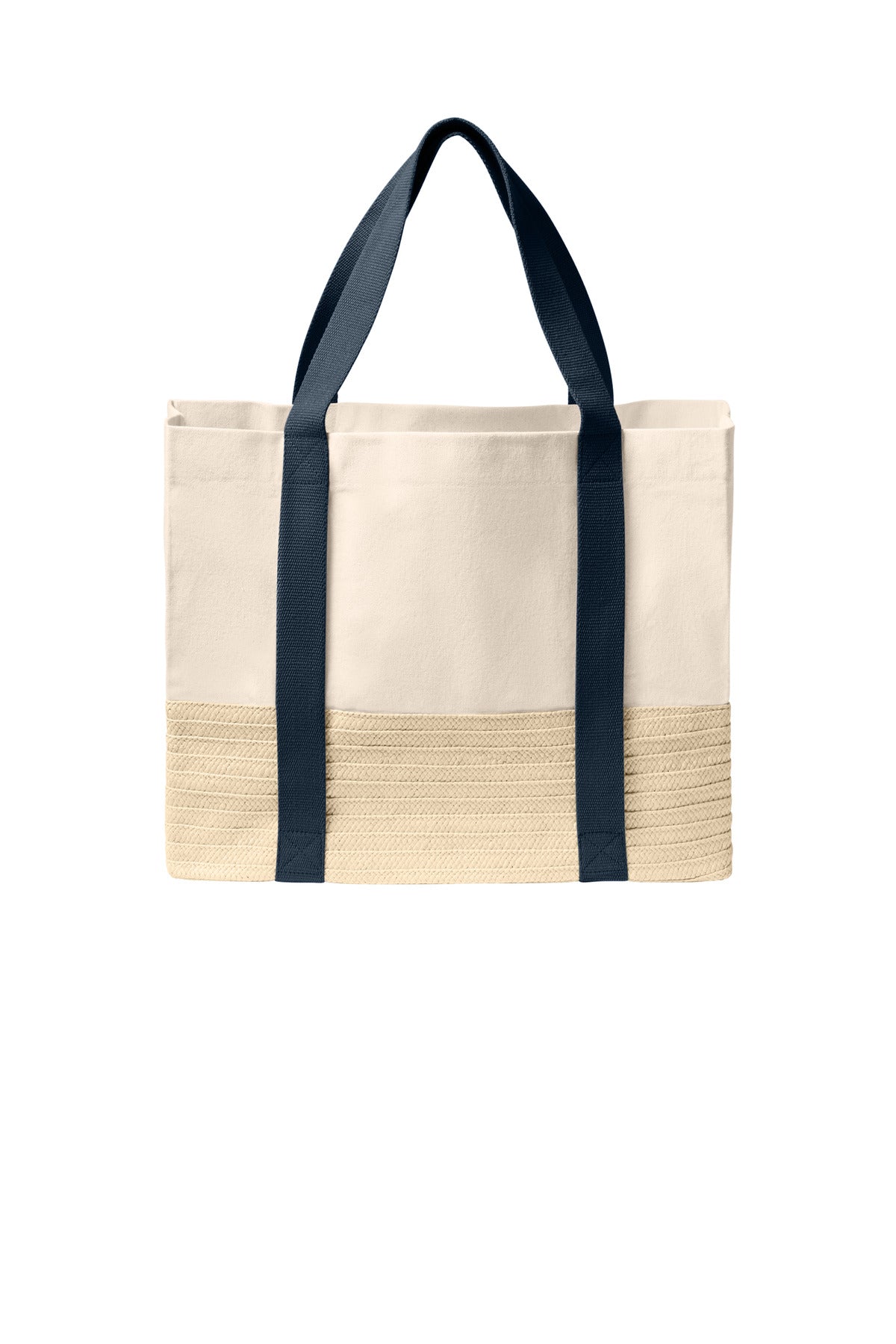 Port Authority Straw Market Tote - Thumbnail 3