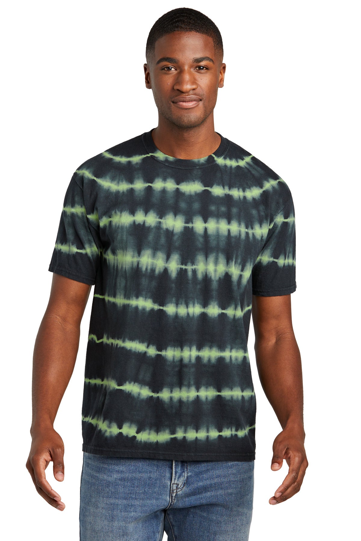 PORT & COMPANY Port & Company ® Allover Stripe Tie-Dye Tee PC142 PC142