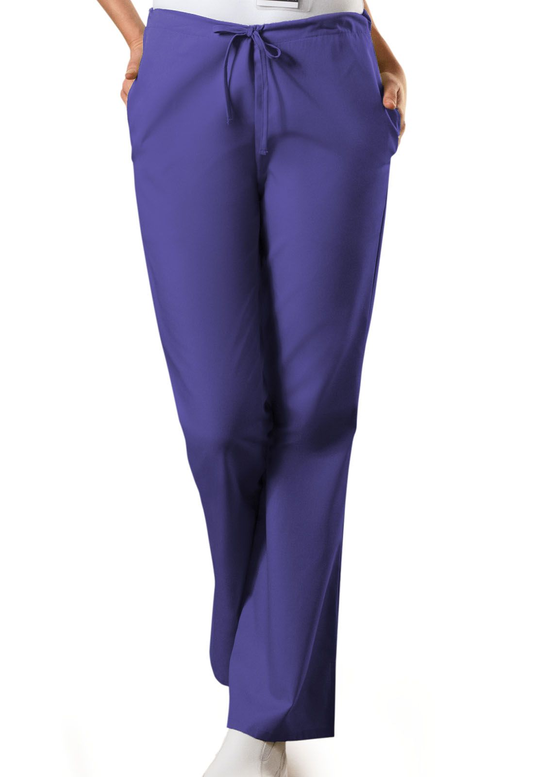 Cherokee Workwear Women's 3-Pocket Flare Leg Drawstring Scrub Pants 4101