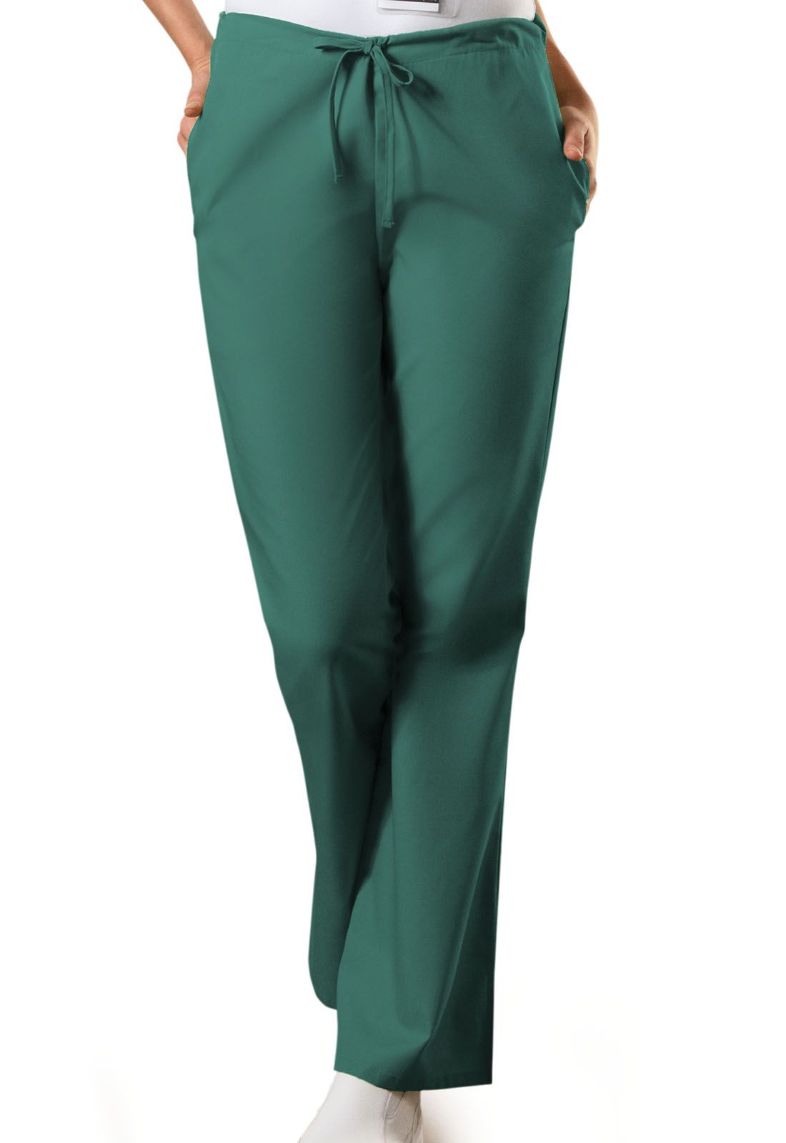 Cherokee Workwear Women's 3-Pocket Flare Leg Drawstring Scrub Pants 4101