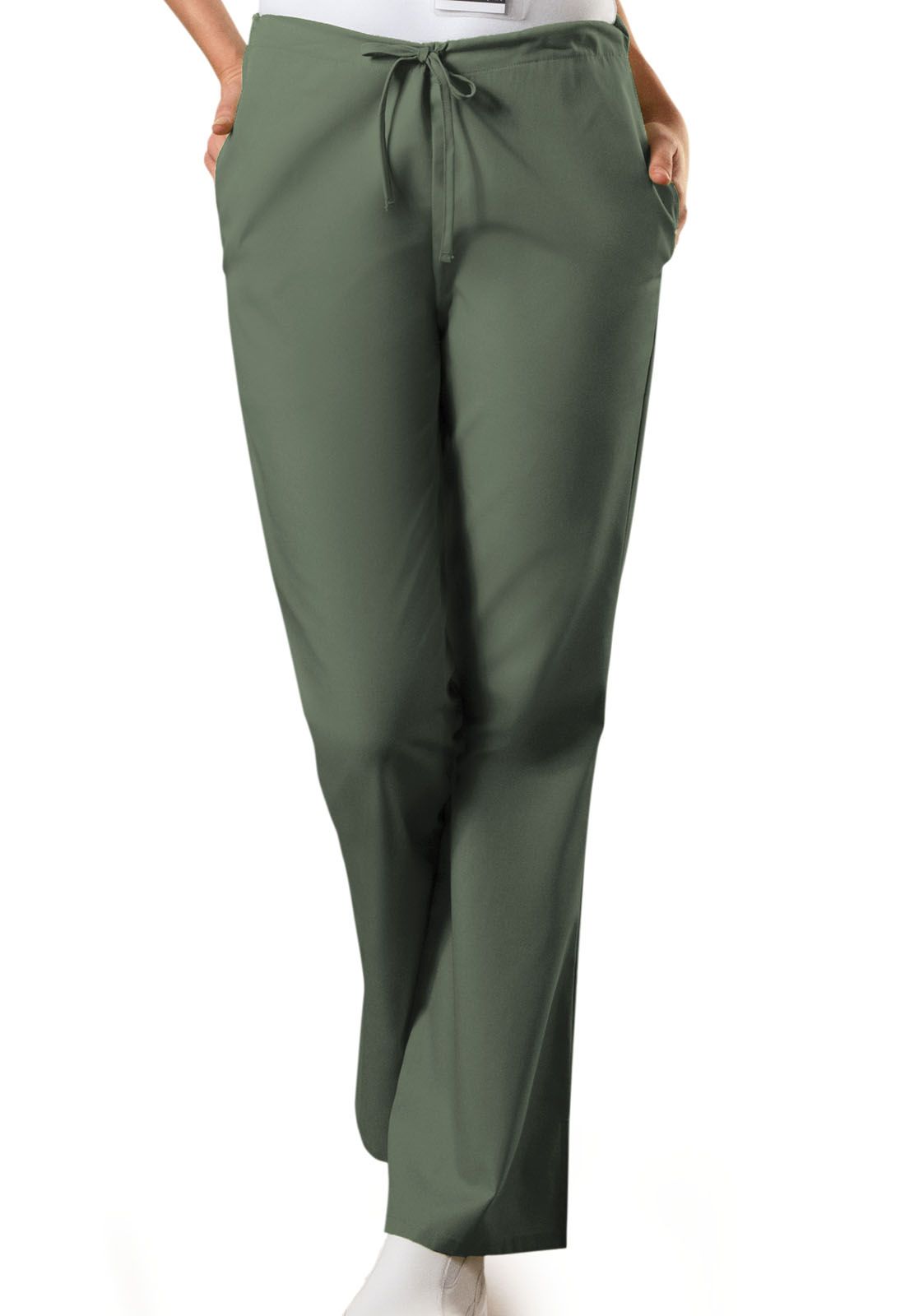 Cherokee Workwear Women's 3-Pocket Flare Leg Drawstring Scrub Pants 4101